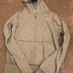Grey Victoria Pink Sweatshirt